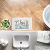 Stupell Industries Pastel Toned Iris Vases Printed Plush Bath Mat And Bath Rug, Design By Svetlana Aleynikova, 18"X30" - 4 of 4