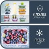 Racxily 50 pcs Meal Prep Container with Lids Set, Leakproof, BPA-Free, Food Storage Containers, Reusable Lunch Storage Set for Kitchen Organization - 2 of 3