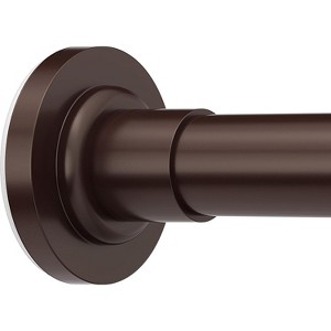 Shower Curtain Rod, Adjustable 32-75 Inch Spring Tension Shower Rods for Bathroom or Window - 1 of 4