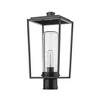 Z-Lite Sheridan 1 - Light Post Light in  Black - 3 of 4