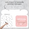 Big Dot of Happiness 13th Pink Rose Gold Birthday - Happy Birthday Giant Greeting Card - Big Shaped Jumborific Card - 16.5 x 22 inches - 3 of 4