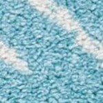 turquoise/ivory