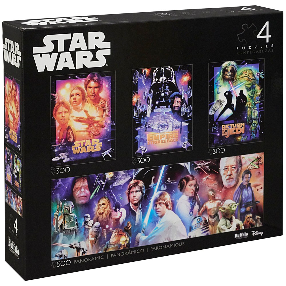 4 In 1 Star Wars Multipack Puzzle Collector's Edition, Video Game Software - Collectible