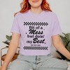 Simply Sage Market Women's A Bit Of A Mess Short Sleeve Garment Dyed Tee - 2 of 4