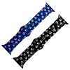 Olivia Pratt 2 Pack Printed Silicone Apple Watch Band - 2 of 4