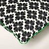 Spade Floral Throw Pillow Black/Cream/Green - kate spade new york x Target - 3 of 3