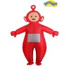 HalloweenCostumes.com One Size Fits Most   Inflatable Po Adult Teletubbies Costume, Red/Gray/Pink - 3 of 4