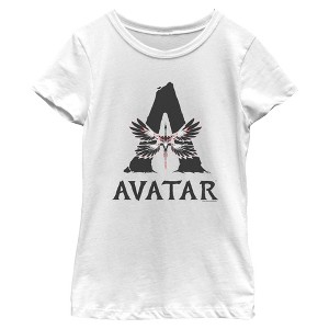 Girls Avatar: Fire and Ash Toruk Black Classic Logo T Shirt - 1 of 4
