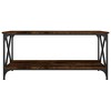 vidaXL Coffee Table Smoked Oak Engineered Wood Medium Coffee Table - 4 of 4