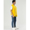 Lars Amadeus Men's Casual Open Front Sleeveless Irregular Hem Cardigan Vest - 4 of 4