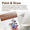 Strathmore 400 Series Mixed Media Cards & Envelopes, Anniversary Size, 3.5x4.875 inch, 6 Per Pack, 3 Packs - 4 of 4