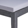 Maggift Outdoor Patio Seating Sets, Unique Design, Ideal for Conversations, Perfect for Gardens and Living Spaces, Gray, 23"*23.75"*35.5" - 3 of 4
