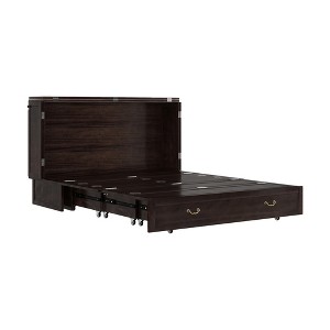 Keloyid Haimyy Solid Wood Frame Queen Murphy Bed Chest with Built-in Charger and 2 Strong Drawer - 1 of 4