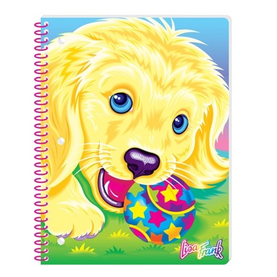 Lisa Frank Sparkle Glitter Spiral Notebook Unused 1 Subject Back To School 