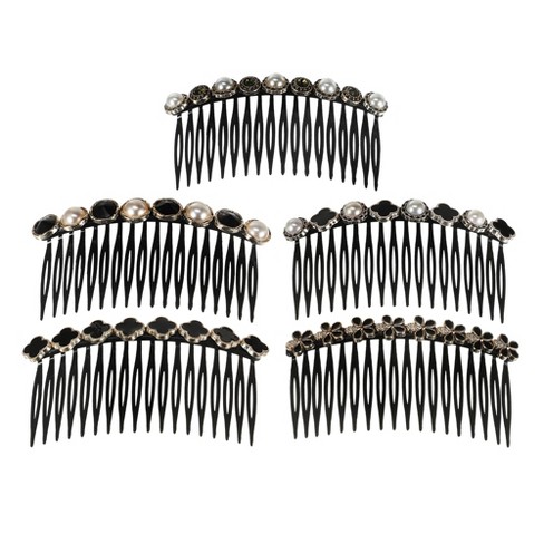 Black rhinestone online hair comb