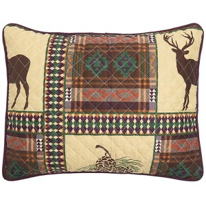 The Lakeside Collection Wild Beauty Lodge Quilt Ensemble - Standard Sham 1 Pieces - 1 of 1