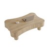 APRILSOUL Lift Top Coffee Table for Living Room 42" - Fluted Panel Hidden Storage, Silent Hydraulic Lift - 3 of 4