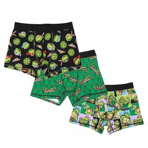 Teenage Mutant Ninja Turtles Character Print Men's 3-Pack Boxer Briefs Set - 1 of 4