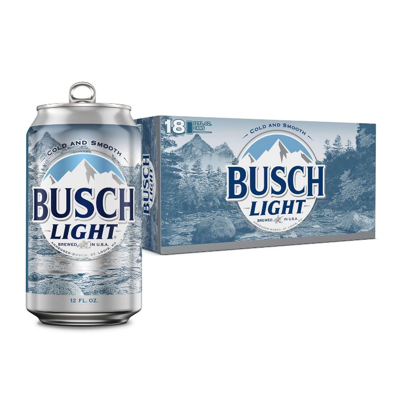 Busch Light Beer - 18pk/12 fl oz Cans, 1 of 11
