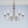 Livex Lighting Cranford 6 - Light Chandelier in  Brushed Nickel - 2 of 2