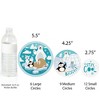 Big Dot of Happiness Arctic Polar Animals - Winter Baby Shower or Birthday Party Giant Circle Confetti - Party Decorations - Large Confetti 27 Count - 3 of 4