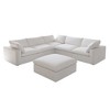 WJShome 160.6" Cloud Modular Sectional Sofa with Storage Ottomans,Convertible Couch Deep Seat for Living Room Sets,Covers Washable&Replaceable - 3 of 4