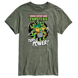 Men's - Teenage Mutant Ninja Turtles - Turtle Power Short Sleeve Graphic T-Shirt - 1 of 4