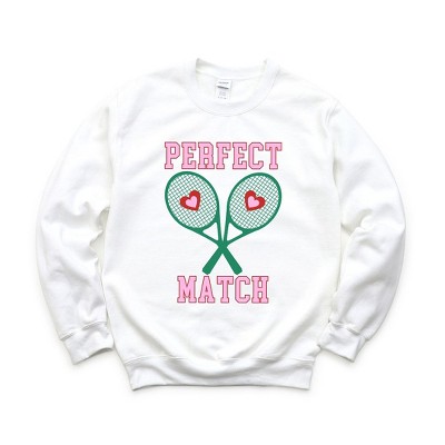Simply Sage Market Women's Graphic Sweatshirt Perfect Match Tennis