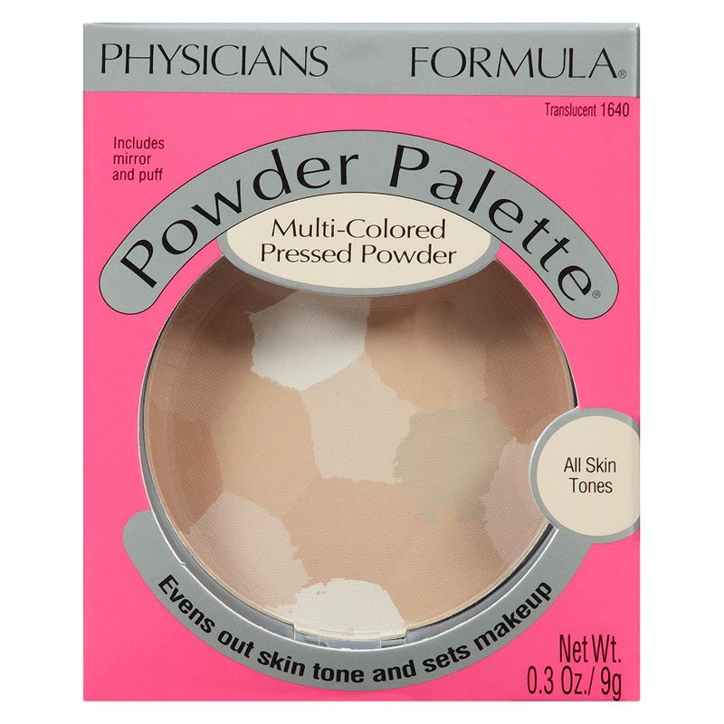 PhysiciansFormula Powder Palette Pressed Powder - Translucent: Setting, Foundation, Shine Control, Hypoallergenic, 3 of 7