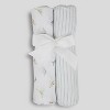 Milkberry Silky Soft 2 Pack Muslin Swaddle Blanket 100% Rayon of Bamboo Blankets for Girls & Boys - 2 of 4