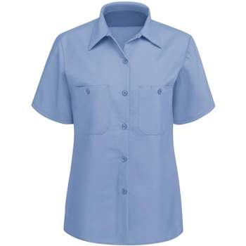 Red Kap Women's Short Sleeve Industrial Work Shirt