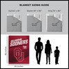 Sweet Home Collection NCAA Oklahoma Sooners Microfiber Plush Throw Blanket - 4 of 4