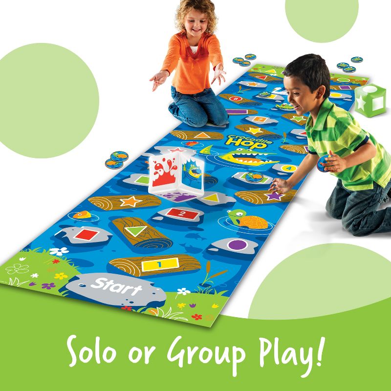 Learning Resources Crocodile Hop Floor Game - Ages 3+ Indoor Games for Toddlers, Gross Motor Skills Toys for Kids, Preschool Learning Activities, 6 of 7