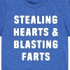 Boys' - Instant Message - Stealing Hearts And Blasting Farts Short Sleeve Graphic T-Shirt - 2 of 4