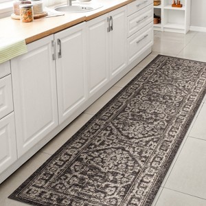JONATHAN Y Malta Bohemian Medallion Textured Weave Indoor/Outdoor Area Rug - 1 of 4