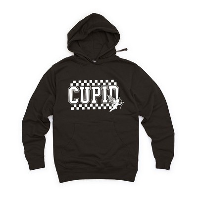 Simply Sage Market Women's Graphic Hoodie Cupid Varsity Checkered