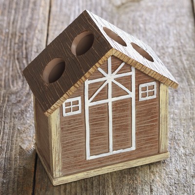 Lakeside Toothbrush Holder - Farmhouse Bathroom Décor - Rustic Country Barn Bathroom Accessory