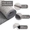 Modern Stripe Pattern Area Rug - Machine Washable, Non-Slip, Low-Pile Rug for Living Room, Bedroom, and Entryway - 4 of 4