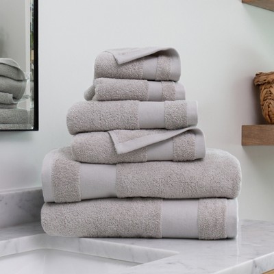 6 Piece Bath Towels Set, 100% Super Plush Premium Cotton - Becky Cameron