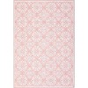 Washable Runner or Area Rug, Modern Floral Design, Low Pile, Non-Slip Rubber Back, Foldable for Hallway, Kitchen, Laundry - 2 of 4
