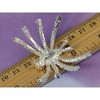 Anna-Kaci Women's Crystal Spider Brooch Pin with Blue Gemstone Accents - 4 of 4
