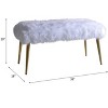 TiramisuBest Modern Lift Top Storage Bench with Pull-out Bed 1pc Dark Blue Velvet Tufted Solid Wood Furniture--Dark Blue - 3 of 4