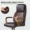 Norbert Mid-century Ergonomic 360-degree Swivel Office Chair with Lumbar Support | HULALA HOME - 3 of 4