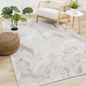 Rug Branch Modern Organic Cream Indoor Area Rug - 1 of 4