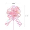 Unique Bargains Bright Metallic Gift Wrapping Large Pull Bow Ribbon for Wedding 5 Pcs - 2 of 4