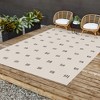 Urban Wild Studio desert check small charcoal Outdoor Rug - Deny Designs - 3 of 4