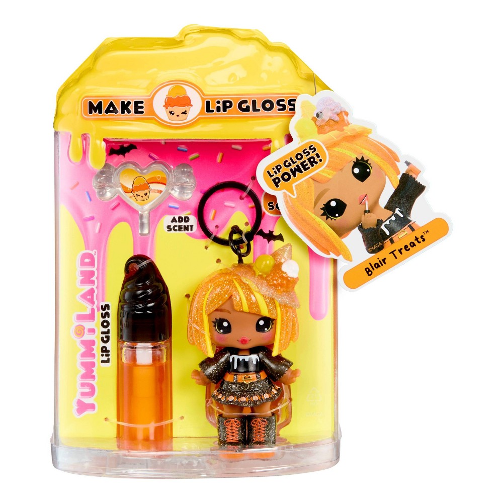 Yummiland x Halloween Lip Gloss Doll - Blair Treats Includes DIY Lip Gloss + Keychain: Scented Fashion Doll with Accessories