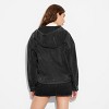 Women's Oversized Hooded Jean Jacket - Wild Fable™ - 3 of 3