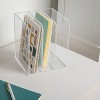 Martha Stewart Acrylic Section File Holder Clear: Desk Organizer for Office Organization - image 2 of 4