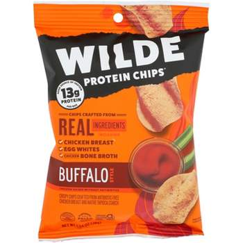 Wilde Brand Buffalo Style Protein Chips - Case of 8 - 1.34 oz